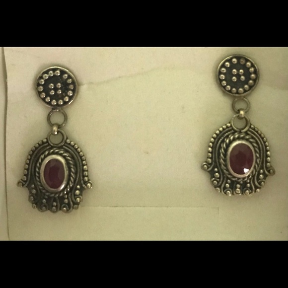 Ruby Earrings - Picture 1 of 3